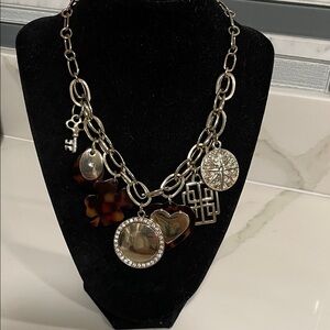 ST. THOMAS  Fashion Elegant  Gold tone  Charm Necklace